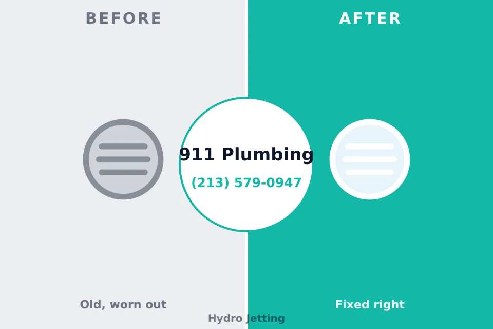 Before and after: plumbing repair Sutton, NE